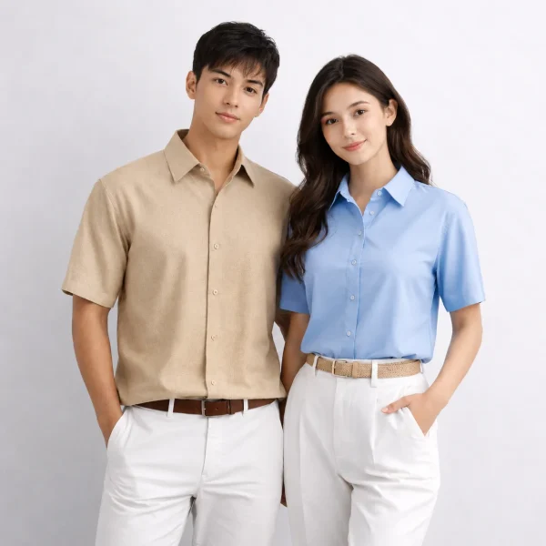 TY10 IRONFREE Unisex Corporate Shirt-short sleeve