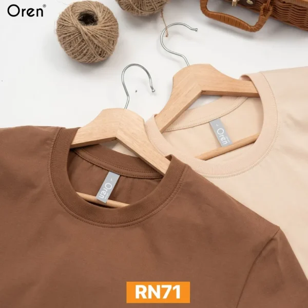 RN71 Crew Neck 100% Combed Cotton T-Shirt-210gsm