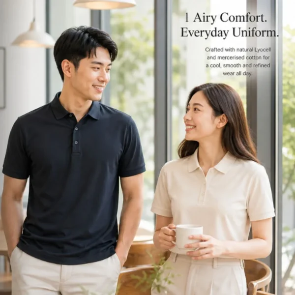 MH04 Lyocell Activated AirGlide Polo-240GSM