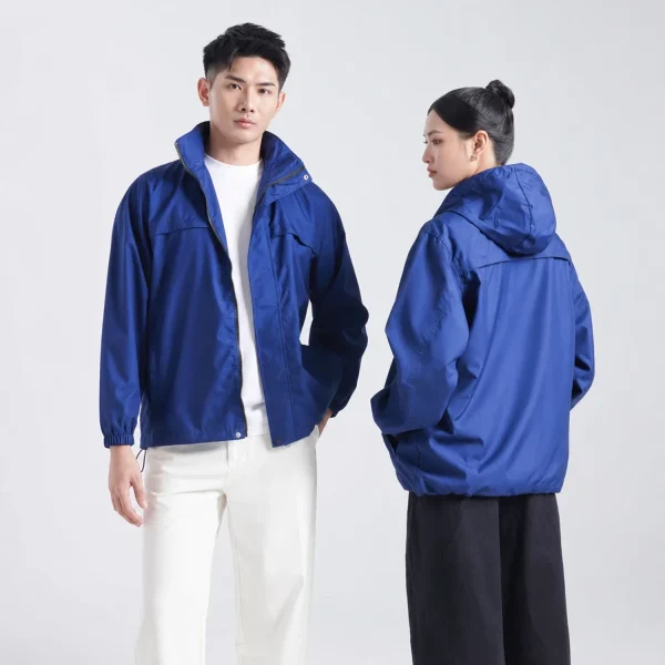 WB07 Unisex Full Zip Winbreaker Jacket-125gsm